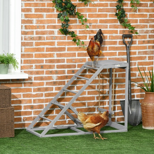 Chicken Swing Set with Perch & Hen Ladder – Fun Chicken Coop Toys for Roosting, Climbing & Pecking