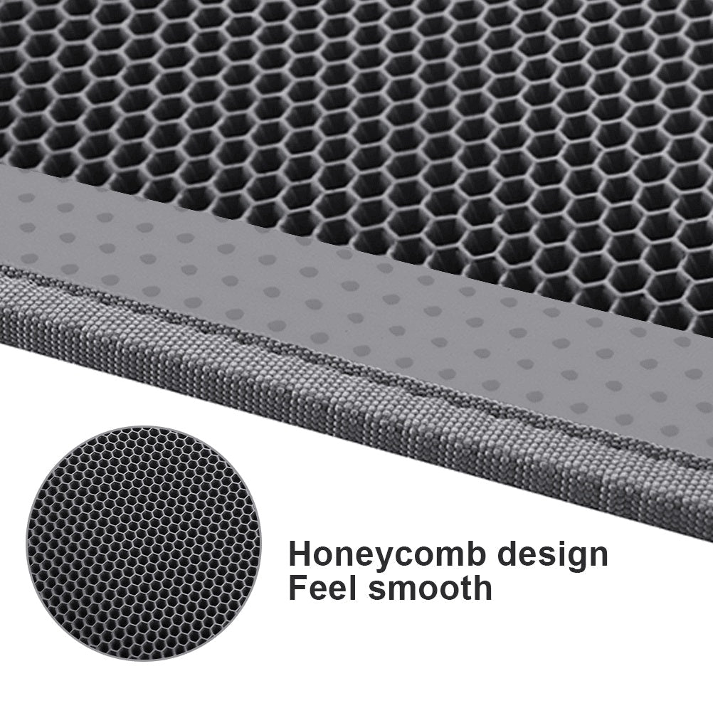 Waterproof Honeycomb Cat Litter Mat – Double Layer & Non-Slip