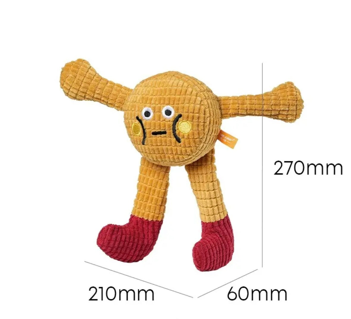 Adorable Squeaky Catnip Toys – Durable Chew Toys for Cats & Dogs, Great for Solo Play, Teeth Cleaning & Grinding