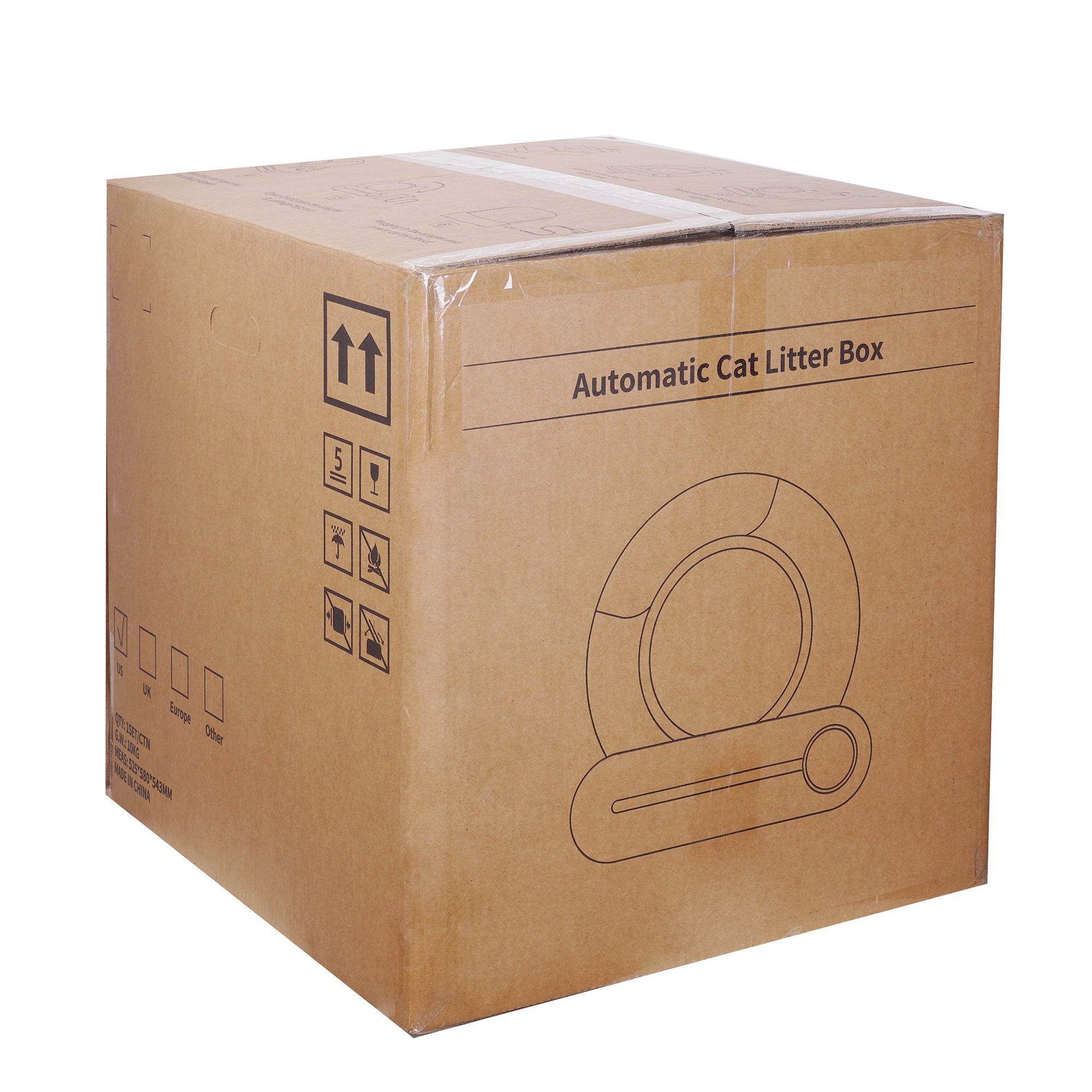 Self-Cleaning Litter Box – Intelligent Automatic Scooping & Deodorization with App Control and 2.4G WiFi | Cat Drinking & Feeding – furn14