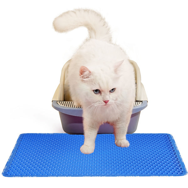 Double-Layer Rice Shaped Cat Litter Pad – Waterproof & Easy to Clean | Cat Drinking & Feeding – bed91