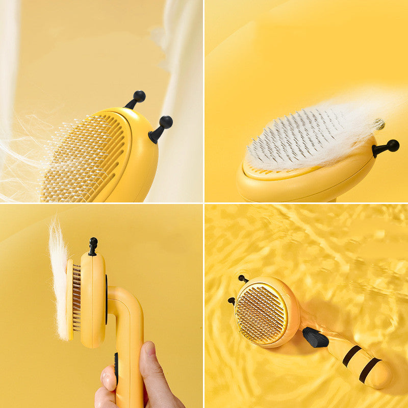 Bee-Shaped Pet Pin Comb – Cute and Effective Grooming Brush for Cats and Small Dogs care 15