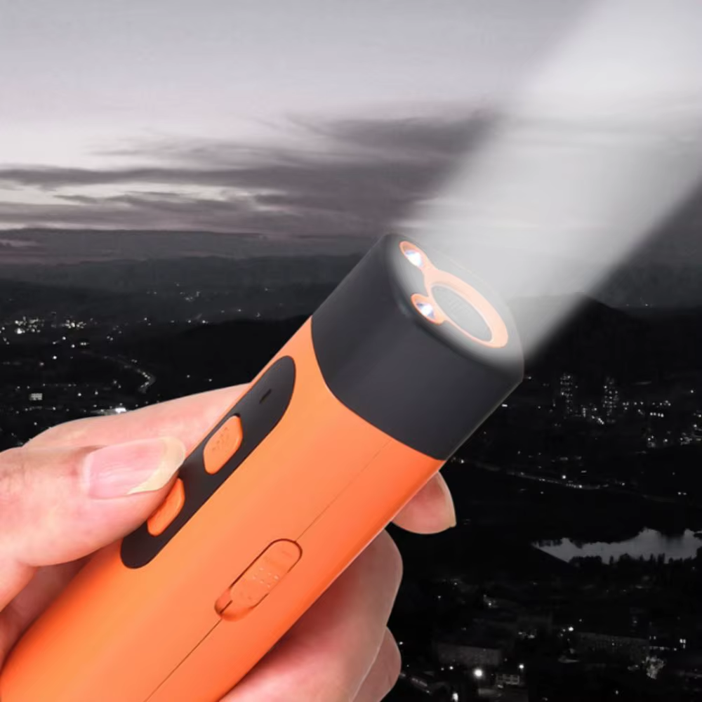 Rechargeable Ultrasonic Pet Dog Repeller Remote Control LED Training Device