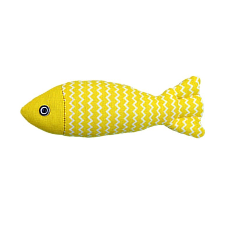 Pet Mint Fish Toy for Cats – Soft Catnip Plush Fish (Color Sent Randomly), Fun Toy for Cats of All Ages