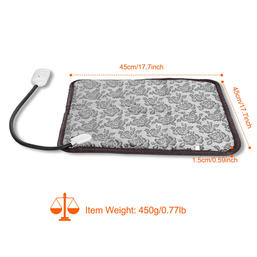 Electric Pet Heating Pad – Waterproof Adjustable Warming Mat with Chew-Resistant Steel Cord | Cat Drinking & Feeding – bed87