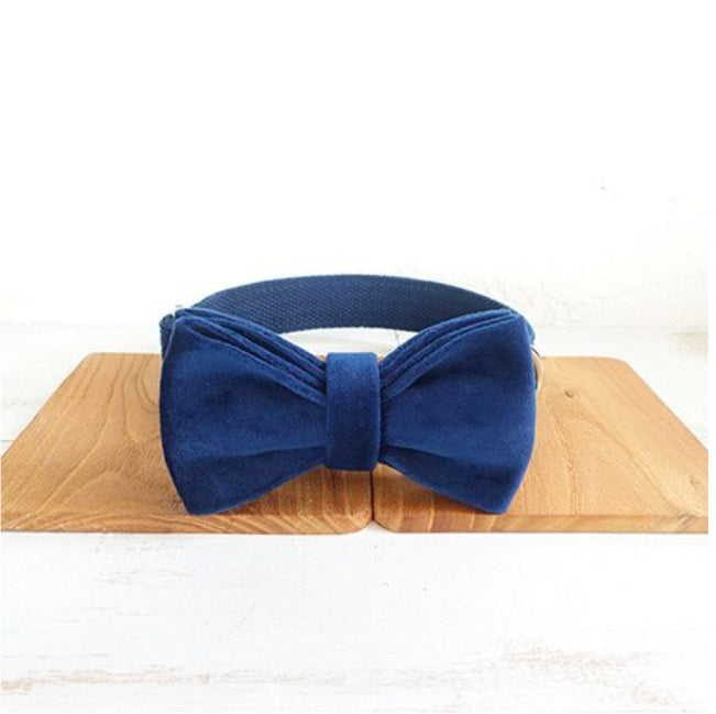 Adjustable Bow Pet Collar – Stylish Dog Chain for Large & Small Pets with Secure Traction for Drinking & Feeding Times