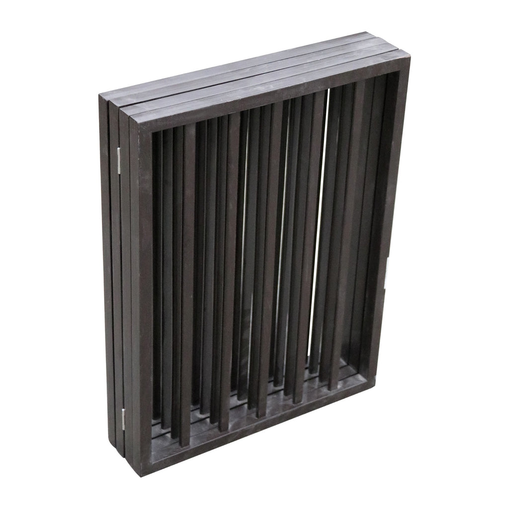 Wooden Freestanding Folding Pet Gate – Brown Arc Design for Doorways, Stairs & Home Use ACS35