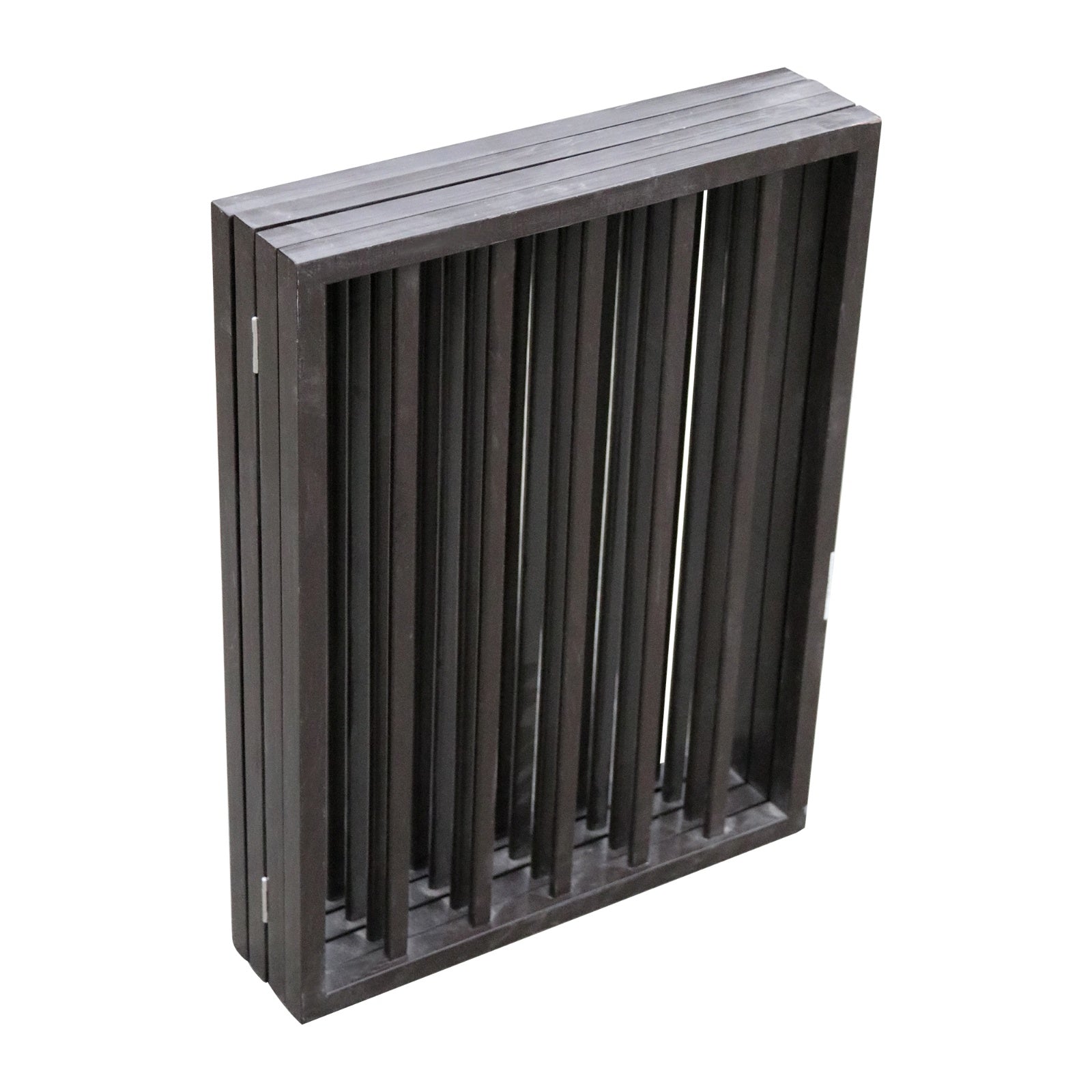 Wooden Freestanding Folding Pet Gate – Brown Arc Design for Doorways, Stairs & Home Use ACS35