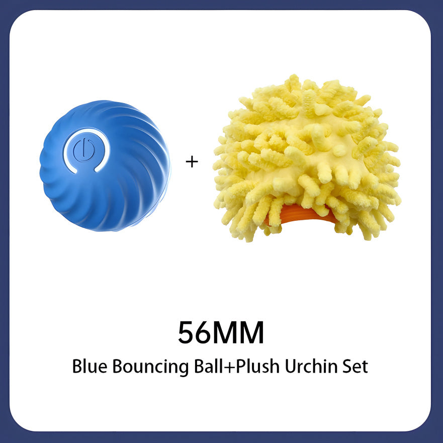 Interactive Bouncing Ball Dog Toy – Smart, USB Rechargeable & Silent