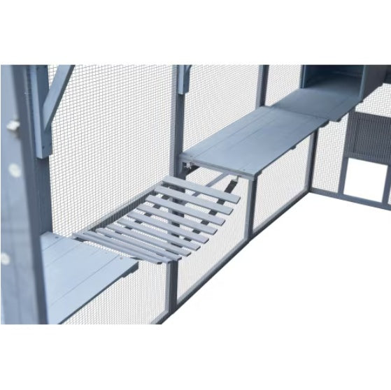 Outdoor Cat House – Weatherproof Cat Enclosure for Safe Outdoor Play and Shelter | Cat Drinking & Feeding – furn28