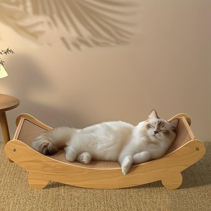 U-Shaped Cat Scratching & Lying Bed – Cozy Design for Cat Owners & Lovers | Cat Drinking & Feeding – bed88