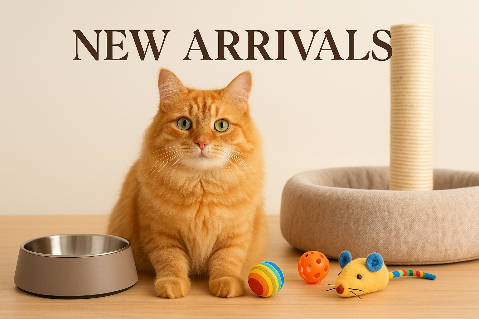 New Arrivals cat